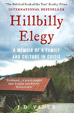 E-book cover design: red barn in a hillside landscape with a bold red title