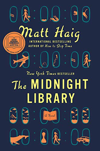 E-book cover design: navy cover with illustrated windows and yellow lettering